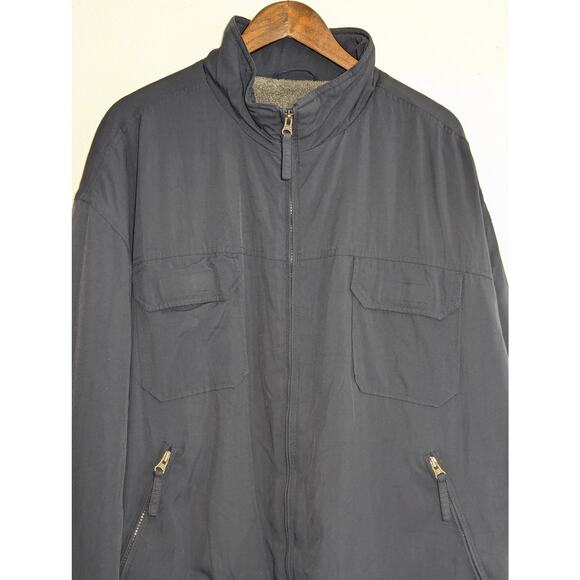 Old Navy Fleece Lined Navy Blue Men's Jacket. Size XXL - Picture 2 of 9